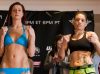 Gina Begley vs Sijara Eubanks April 23 2015 Invicta 12 Weigh-In by Scott Hirano