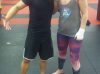 Maycee Barber with John Dodson