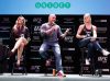 Ronda Rousey and Holly Holm with Dana White UFC 193 Fan Event from UFC Facebook