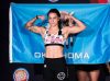 Emily Ducote at Bellator 181 weigh-in on July 13