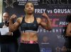 Danielle Taylor at Invicta FC 33 Weigh-In