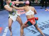 Paulina Granados punching Kyra Batara at Combate Americas 19