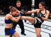 Alexa Grasso kicking Heather Jo Clark from UFC Facebook