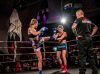 Charlotte Power kicking Khaiya Hewitson by Oliver Harris