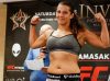 Felicia Spencer Invicta FC 22 Weigh-In by Esther Lin