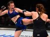 Leslie Smith kicking Irene Aldana from UFC Facebook