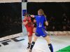 Anette Osterberg punching Alexandra Kovacs at 2017 IMMAF European Championships by Jorden Curren