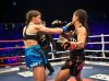 Chiara Vincis punches Anissa Meksen at Victory World Series