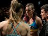 Joanne Calderwood stares down Maryna Moroz from UFC Facebook