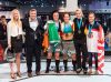 Sinead Kavanagh, Jamie Herrington, Julia Dorny and Lindsay Lawrence 2015 IMMAF World Championships Featherweight Medalists
