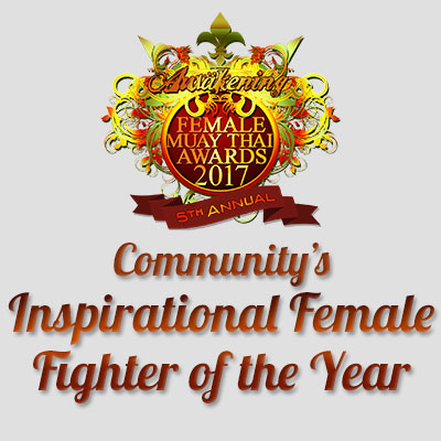 Community'S Inspirational Female Fighter Of The Year 2017