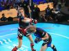 Alish Smith punching Ghita Iulia Luiza at 2017 IMMAF Worlds by Jorden Curran Photography