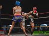 Amanda Thomson kicking Sim Sehmi at Epic 17 by Brock Doe Fight Photography