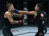 Karina Rodriguez punching Christine Ferea at Invicta FC 26 by Dave Mandel