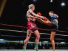 Kerrianne McKay kicking Madelaine Duiker at Epic 16 by Emanuel Rudnicki Fight Photography