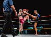 Kerrianne McKay kicking Madelaine Duiker at Epic 16 by Emanuel Rudnicki Fight Photography