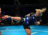 Manon Fiorot kicking Chamia Chabbi at 2017 IMMAF Worlds by Jorden Curran Photography