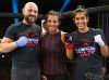 Felicia Spencer with Megan Cawley at Invicta FC 30 by Dave Mandel