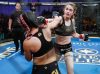Irene Cabello punching Lezly Hinojosa at Combate Americas 21