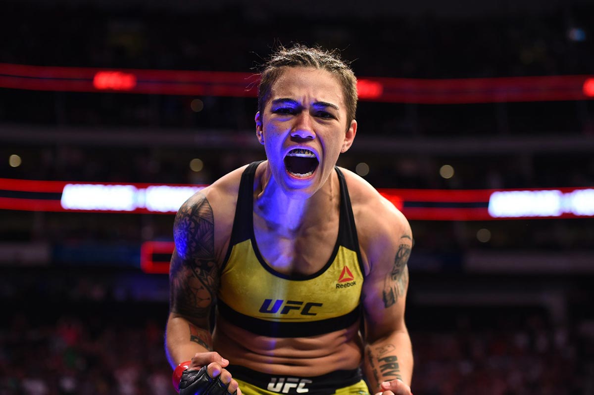 Jessica Andrade Victorious At Ufc 228 From Ufc Facebook
