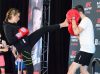 Joanne Wood at UFC Fight Night 89 Open Workout from UFC Facebook