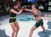 Kaiyana Rain punching Alyssa Garcia at Combate Americas 11