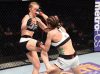 Lauren Murphy punching Kelly Faszholz at UFC Fight Night 83 from UFC Facebook