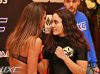 Lindsey Stevens vs Hainite Tuitupou at Warrior Extreme 75 weigh in 1 Feb 2019 by Sinclair Photography