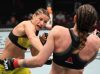 Maryna Moroz punching Sabina Mazo at UFC on ESPN 2 from UFC Facebook
