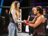 Megan Anderson and Felicia Spencer at Invicta FC 30 by Dave Mandel