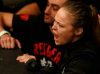 Ronda Rousey cornering at UFC Fight Night 26 from UFC Facebook