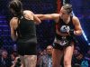 Zoila Frausto punching Jaimee Nievera at Combate Americas 31