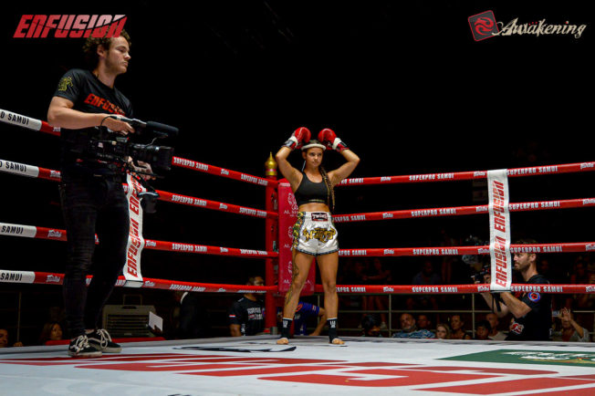 Jasmin Lopez At Enfusion Contenders Documentary Fight Night 4Th July