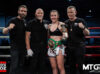 Bryony Soden with her WBC Australian Featherweight title, OCT 2022 by Brock Doe