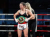 Bryony Soden with her WBC Australian Featherweight title, OCT 2022 by Brock Doe