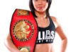 Aby Rulloda with her WCSC Super Flyweight belt | Photo Credit: Unknown